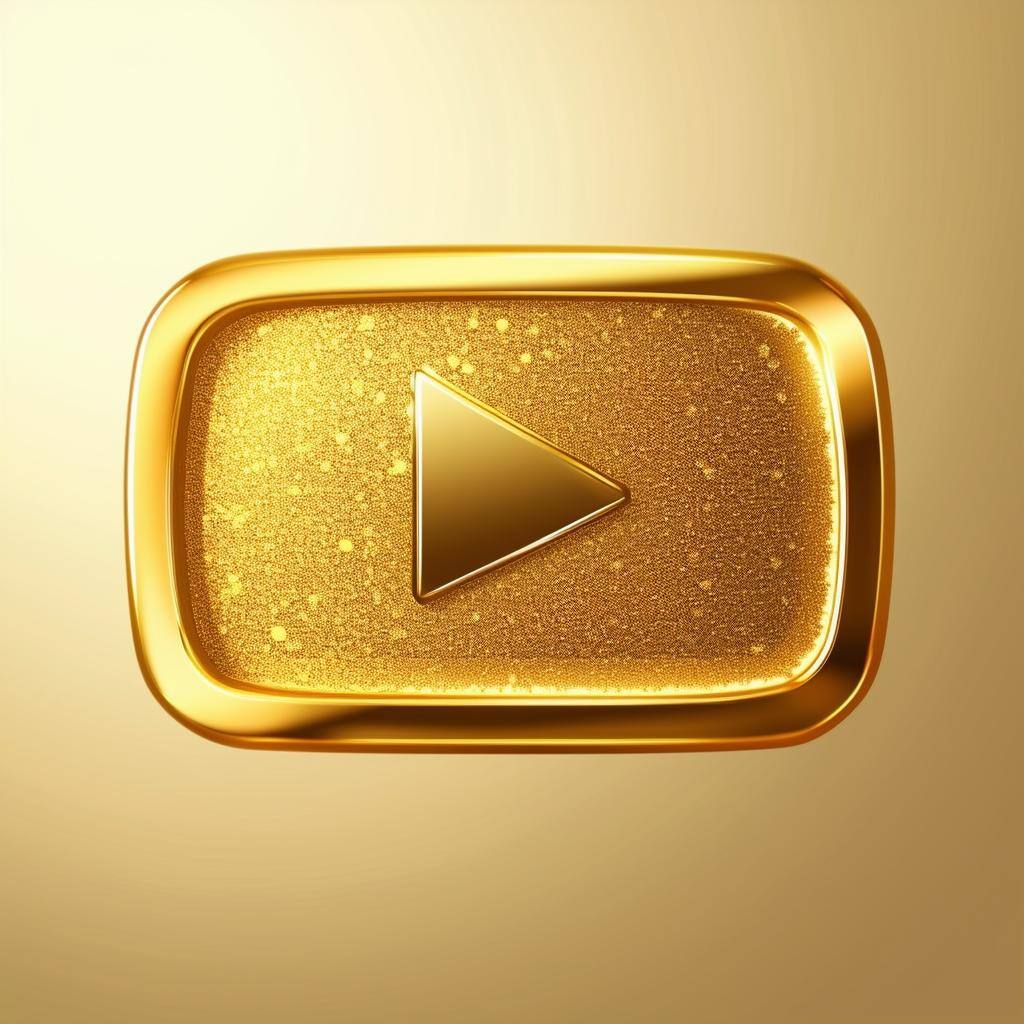 stream on youtube golden icon